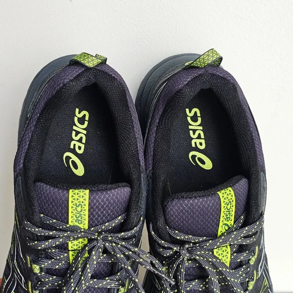 NWOT ASICS Men's Gel-Venture 7 MX Trail Running Black Green Shoes Size 11.5